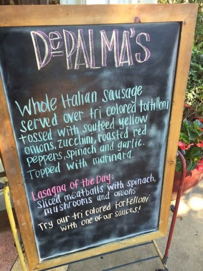 The seriously delicious options at DePalma's give it the stellar reputation it deserves. 