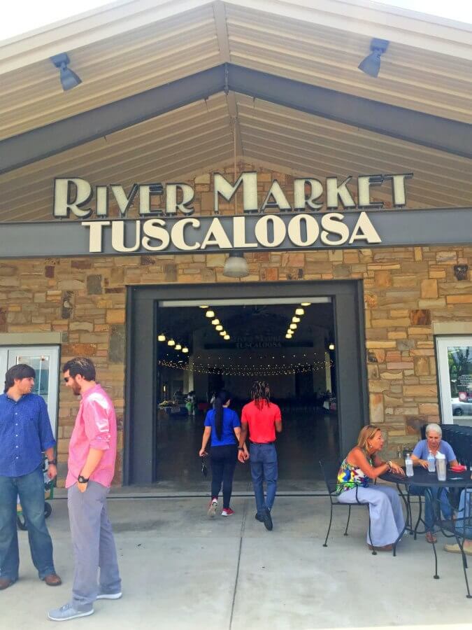 The River Market in Tuscaloosa is just the right place to stop by after a nice stroll down the River Walk. 