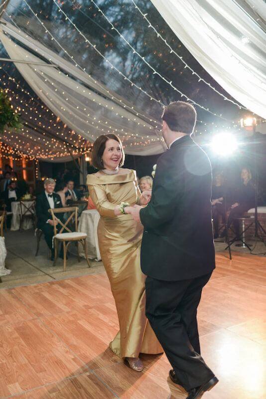 John and his mother danced to 'Here Comes the Sun' by The Beatles