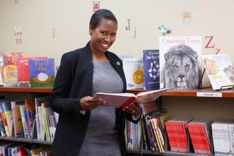 Jamila's favorite thing about her job? Knowing my work everyday has a direct and positive impact on the lives of others, especially children and families."