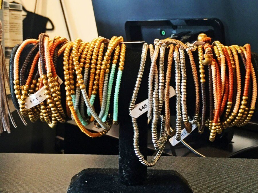 These colorful bracelets are the perfect, dainty accent to any look. 