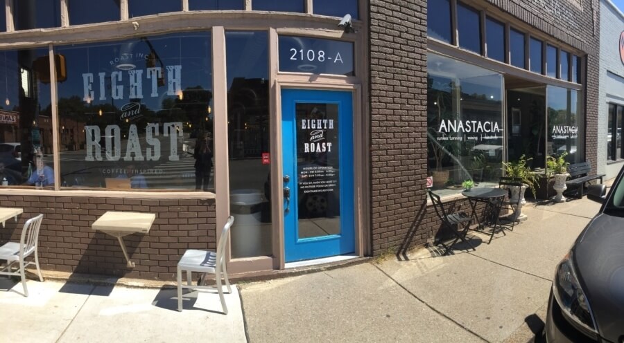 The streets of 8th Avenue south Nashville