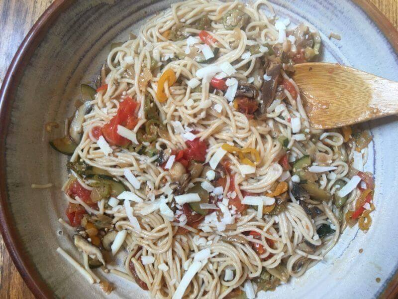 Late Summer Vegetable Pasta