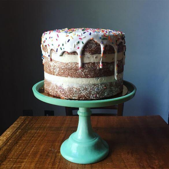 This Baking Bandits masterpiece is simply named "Epic Birthday Cake." Image: @bakingbandits This Baking Bandits masterpiece is simply named "Epic Birthday Cake." Image: @bakingbandits