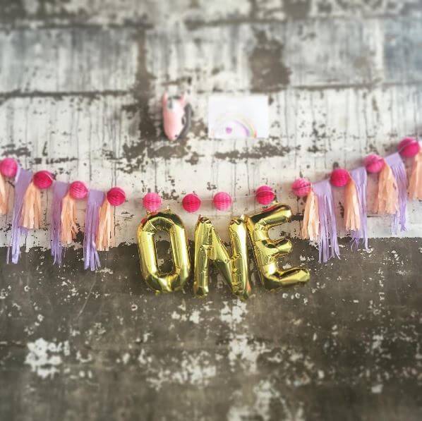 This might be the cutest and most stylin' first birthday ever. Image: @thenestbham This might be the cutest and most stylin' first birthday ever. Image: @thenestbham