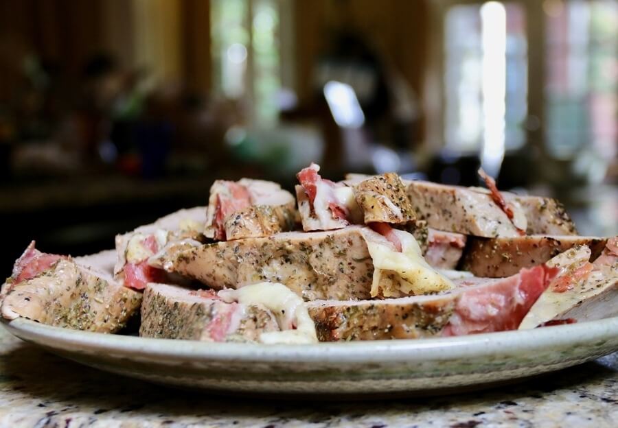 This Italian pork tenderloin is delicious!