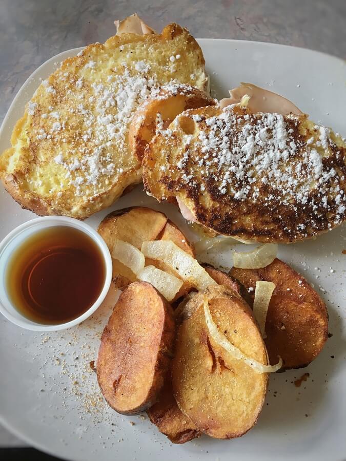 Croque Madame sandwich