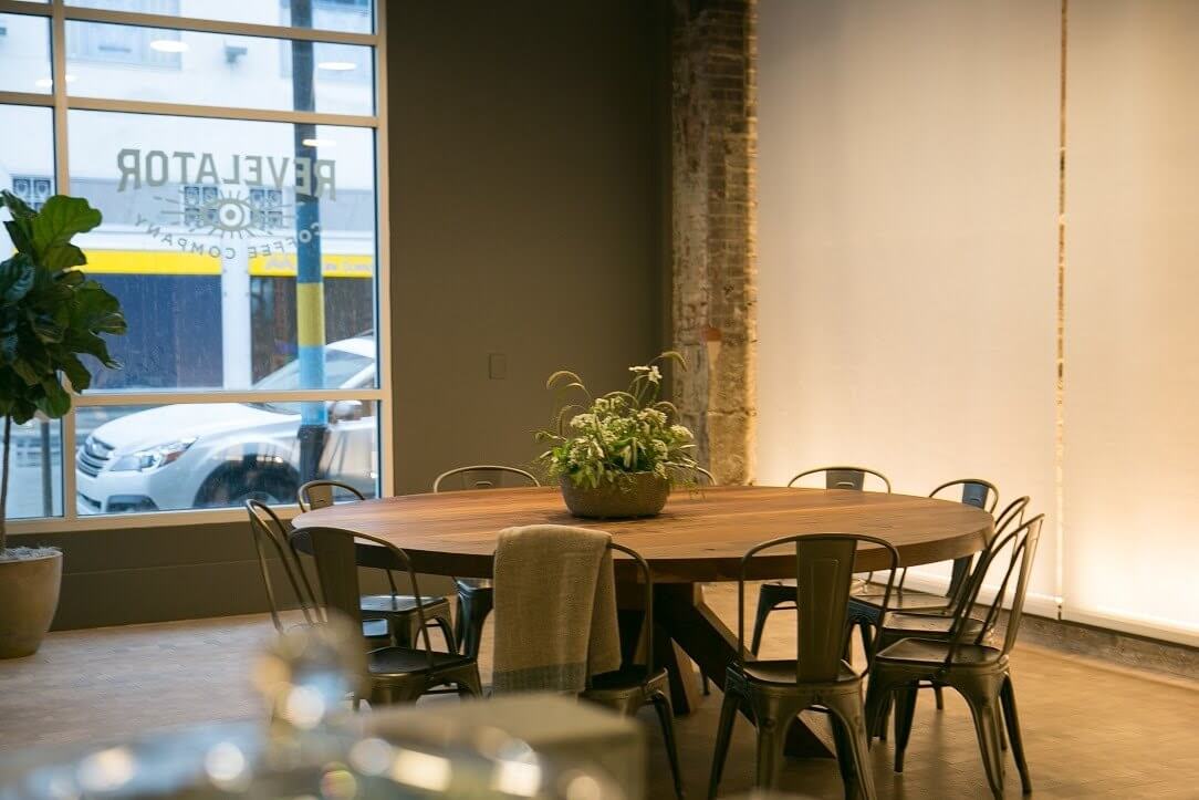 "I love working with this team and meeting new people as they come through our doors," says Meredith. "The steady flow of world-class coffee doesn't hurt either!"