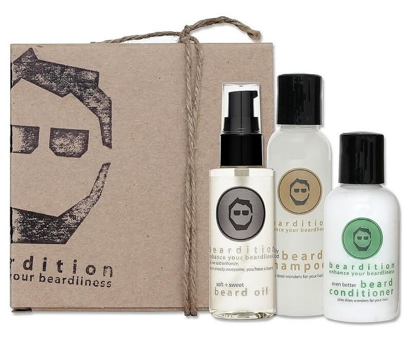 <a href="https://www.beardition.com/products/ultra-bearded-travel-set" target="_blank">Ultra Bearded Travel Set</a>, $30, by Beardition | Image: Beardition