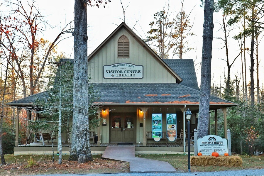 Welcome to Rugby, TN. First stop? The Visitor Centre.