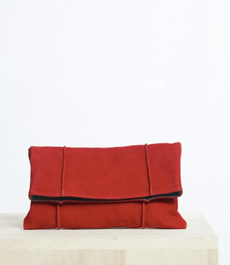 Red clutch by Ceri Hoover
