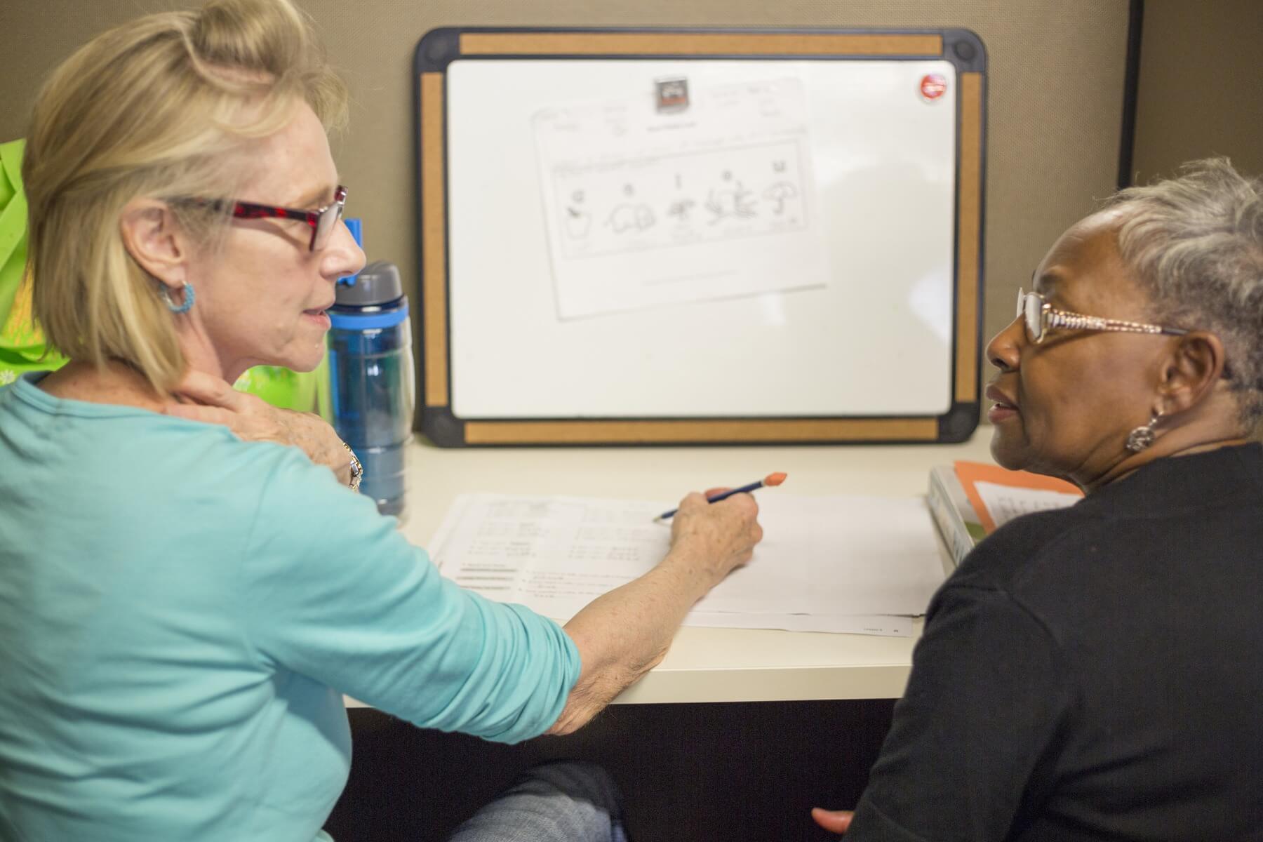 "Our tutors are truly the heart and soul of our agency. They are one of our most valuable assets,” says Missy Burchard of the Literacy Council. Image: The Literacy Council of Central Alabama "Our tutors are truly the heart and soul of our agency. They are one of our most valuable assets,” says Missy Burchard of the Literacy Council. Image: The Literacy Council of Central Alabama