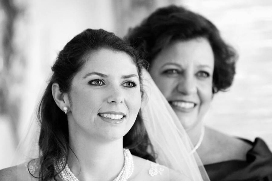 It goes without saying how beautiful Florence looks as her mother beams.
