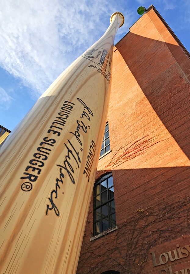 Grab your selfie stick and take a cool group shot at the base of the famous Big Bat at the Louisville Slugger Museum. Grab your selfie stick and take a cool group shot at the base of the famous Big Bat at the Louisville Slugger Museum.