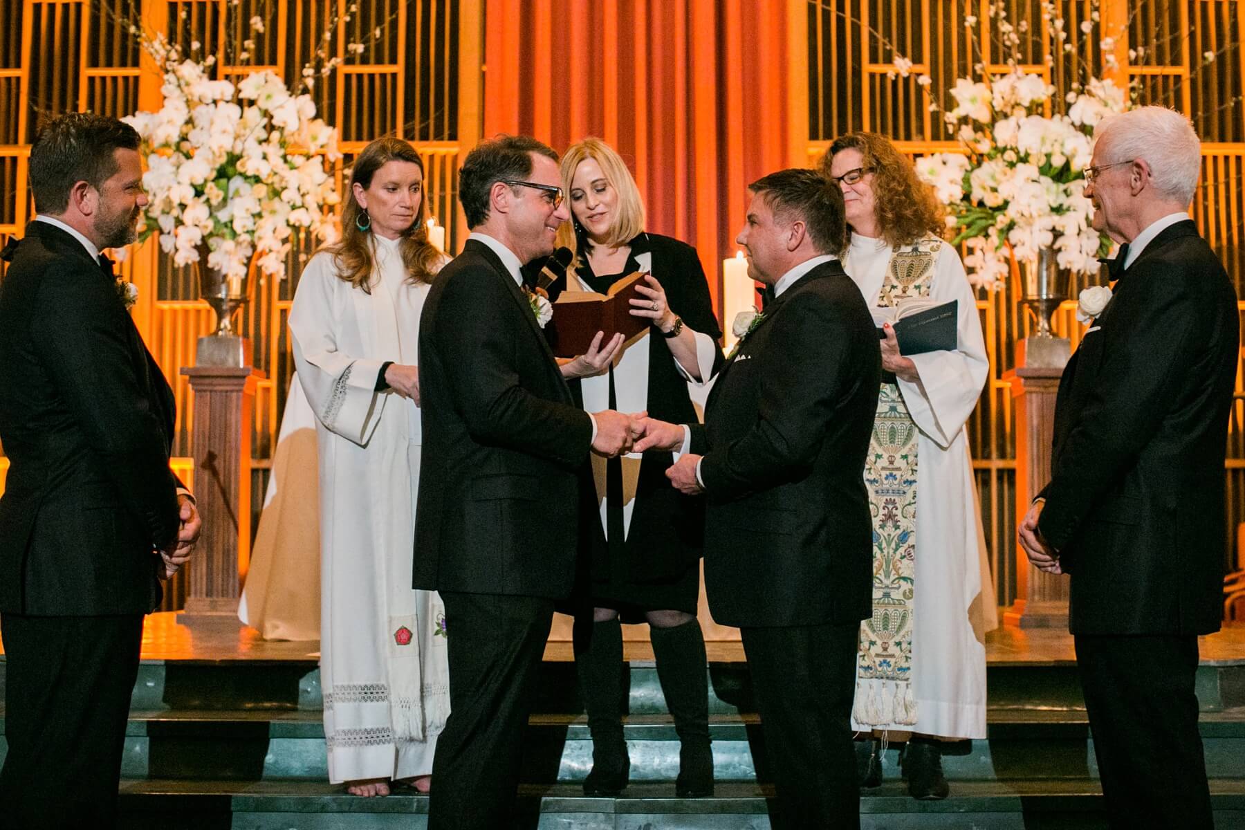 Hal Cato and Michael Burcham's wedding was one for the books.