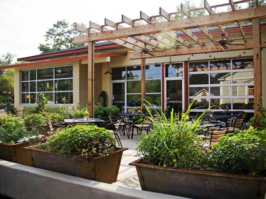  The front of Heirloom restaurant in athens ga