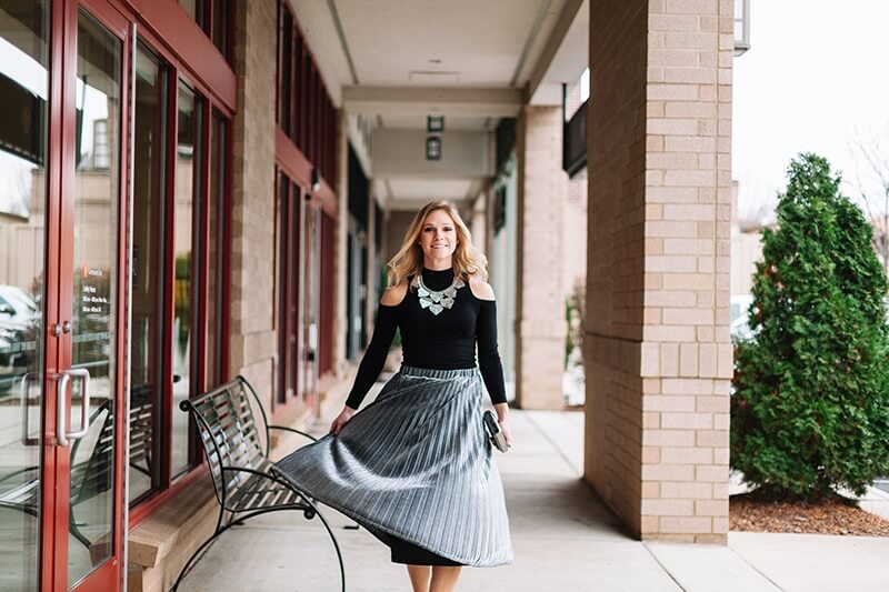 Flowy skirt|styleblueprint.com