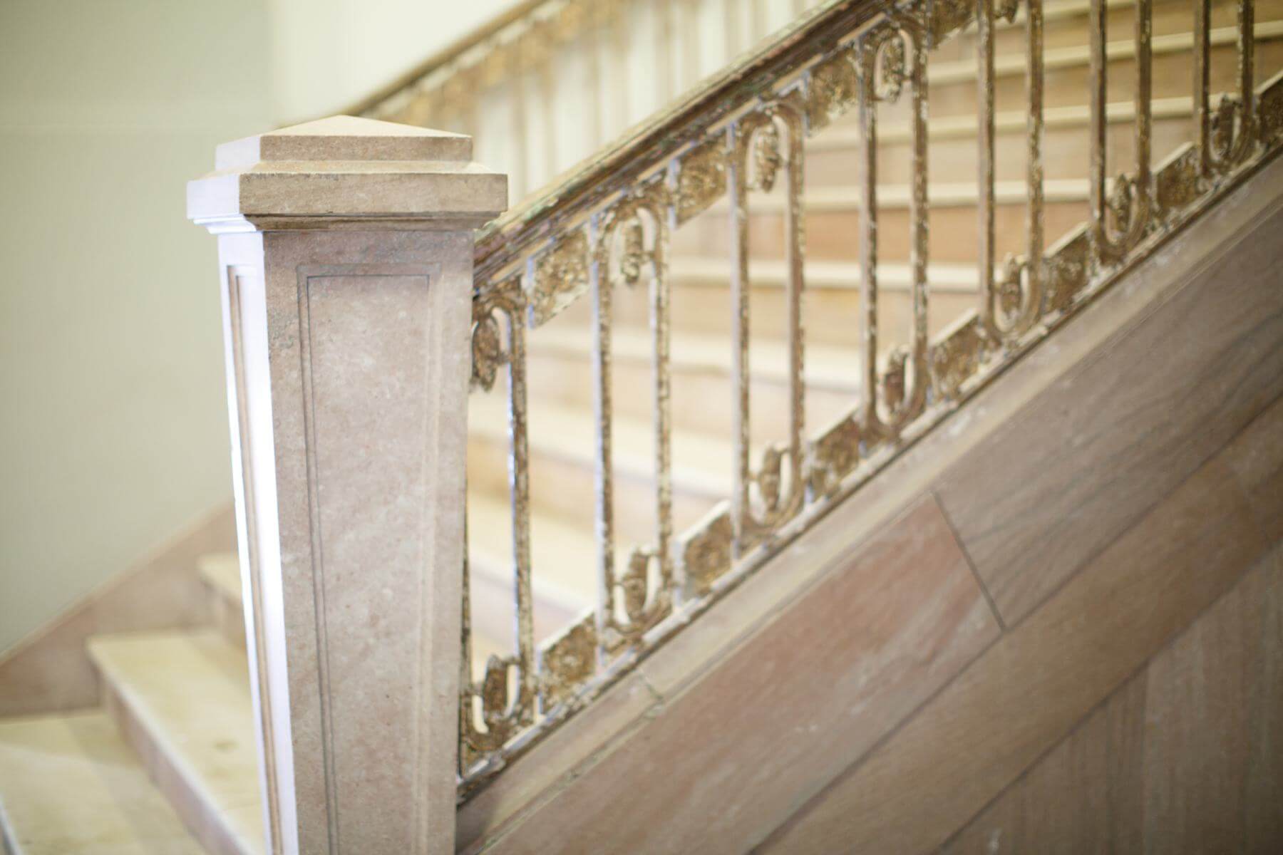 Antique elements mix with modernized touches for a truly one-of-a-kind look.