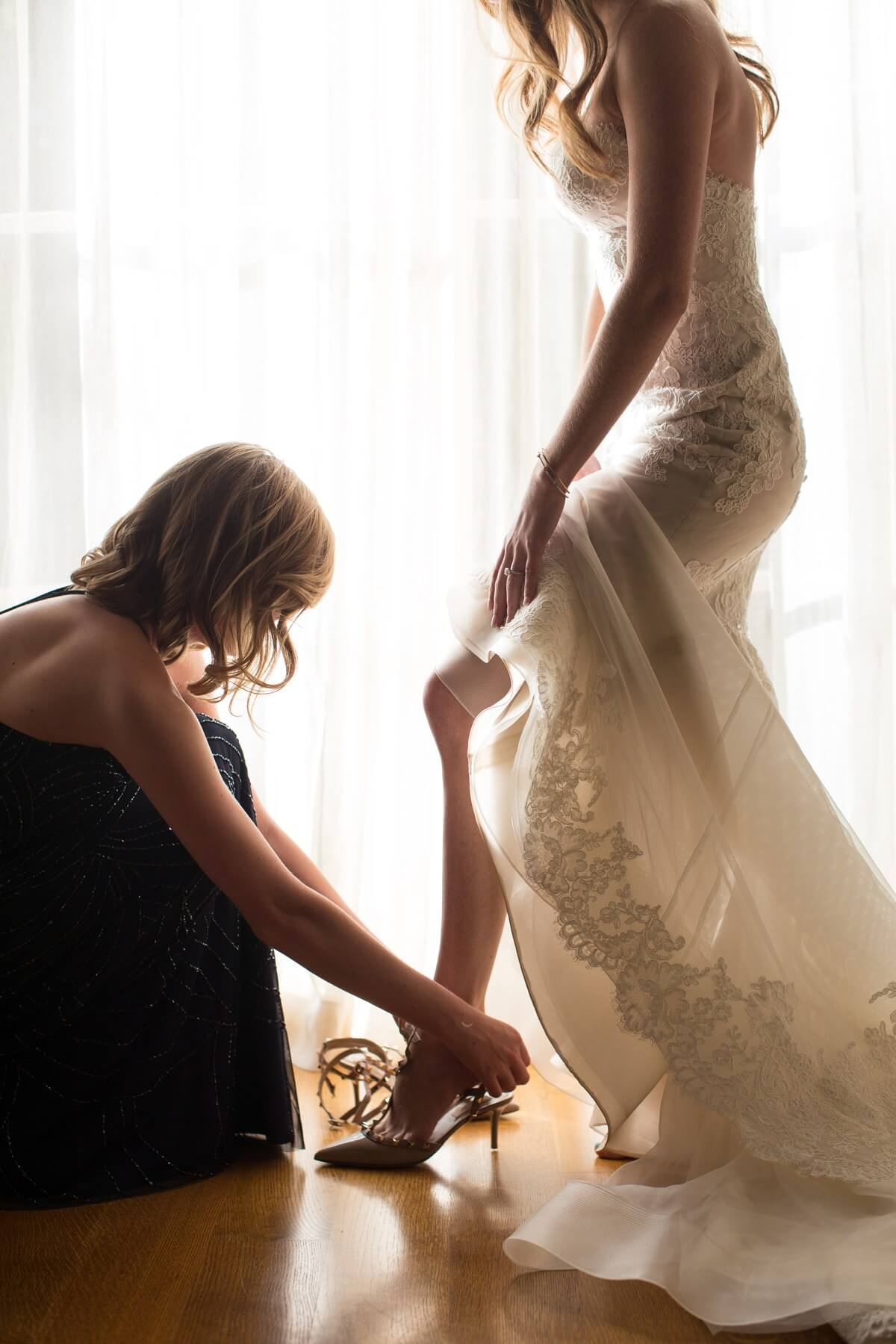 Stephanie chose a strapless mermaid style Liancarlo gown from Maggie Louise Bridal in Collierville.