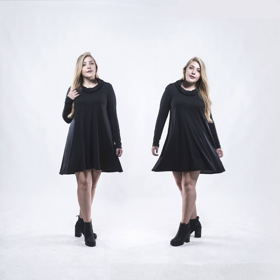 Cowl neck for fall and winter The New Blak: Ethically and Sustainably Made Clothing from right here in Louisville