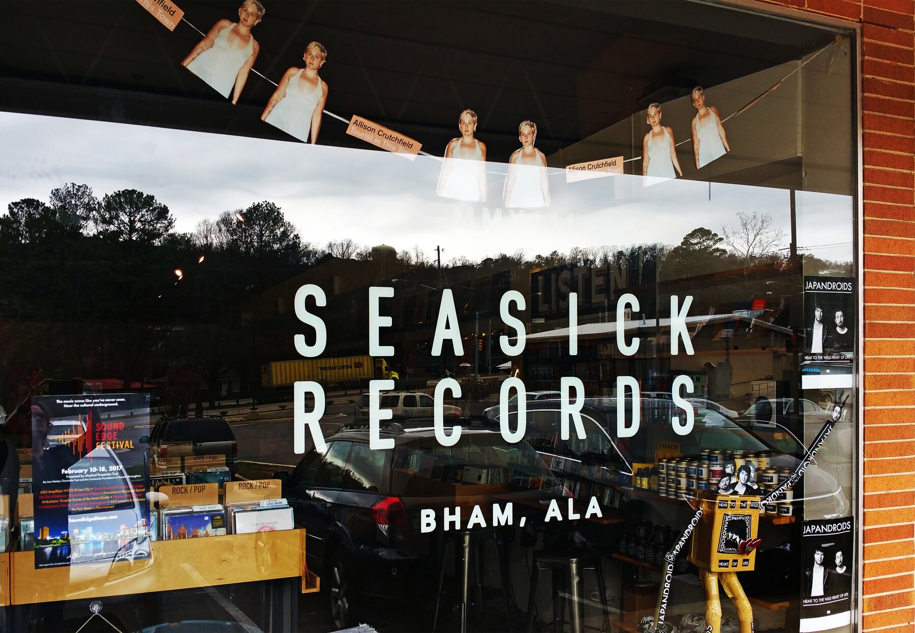 Seasick Records plays host to live shows, art openings and benefits.