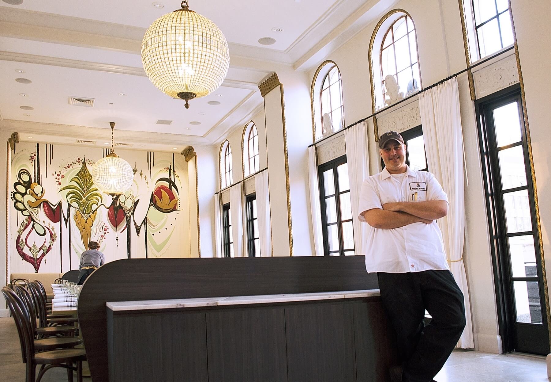 Executive Chef and Co-Owner Brandon Cain said Roots & Revelry has been “a long time coming.” The chef previously helped pioneer some of Avondale’s most notable restaurants — Post Office Pies and SAW’s Soul Kitchen — and said he’s always wanted to try his hand at blending upscale cuisine with casual dining. Executive Chef and Co-Owner Brandon Cain said Roots & Revelry has been “a long time coming.” The chef previously helped pioneer some of Avondale’s most notable restaurants — Post Office Pies and SAW’s Soul Kitchen — and said he’s always wanted to try his hand at blending upscale cuisine with casual dining.