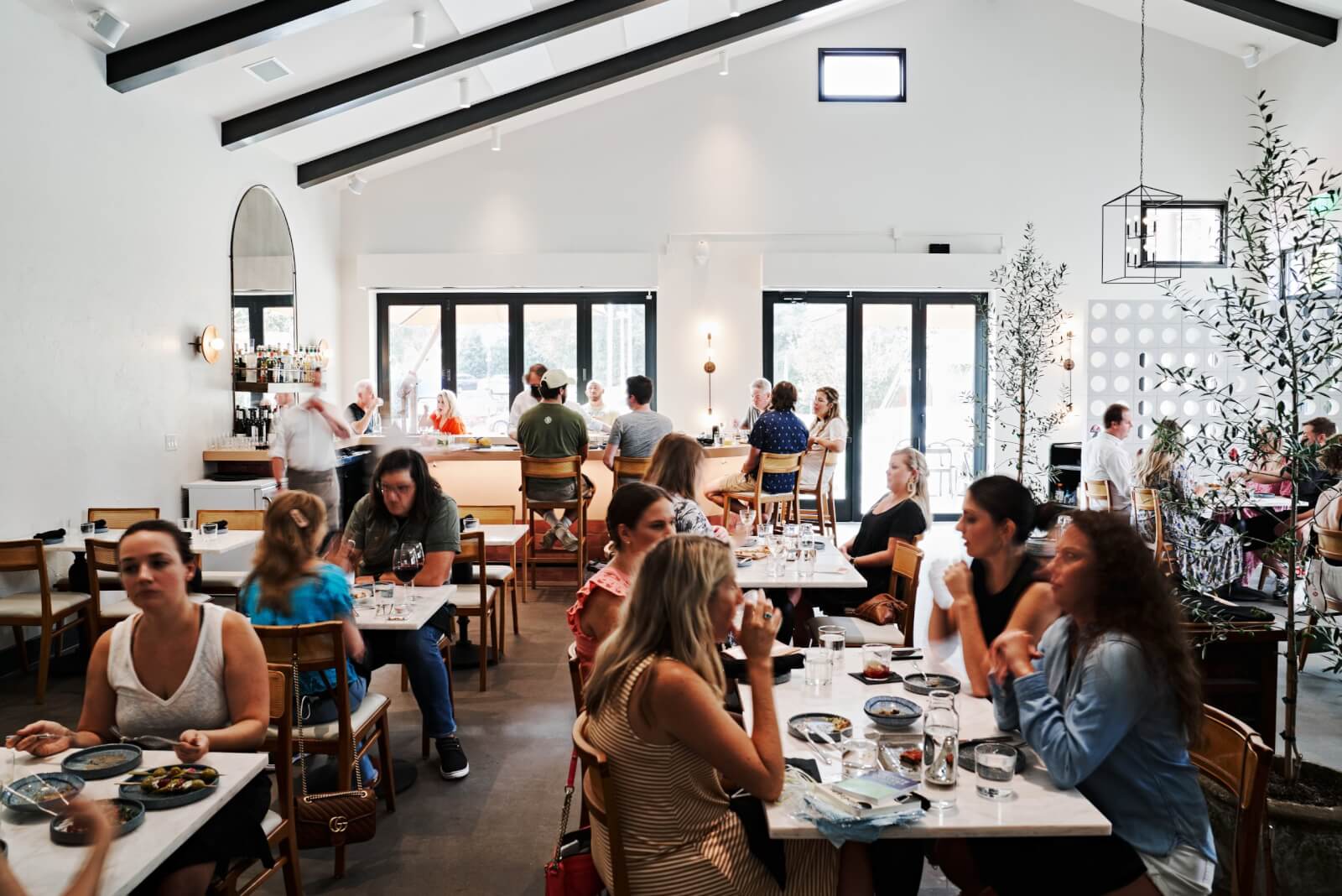An Updated Guide to Sylvan Park: Where Friendly Faces & Dining Destinations Await - 8 Interior of dining room in Lola.