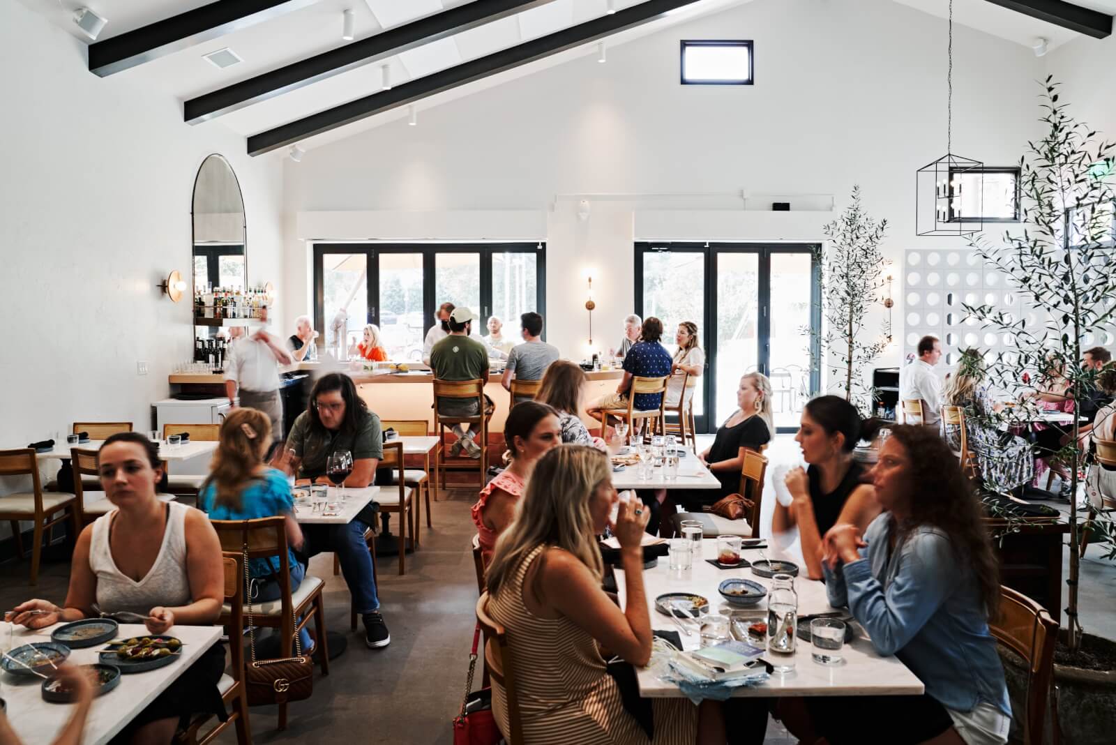 Interior of dining room in Lola.