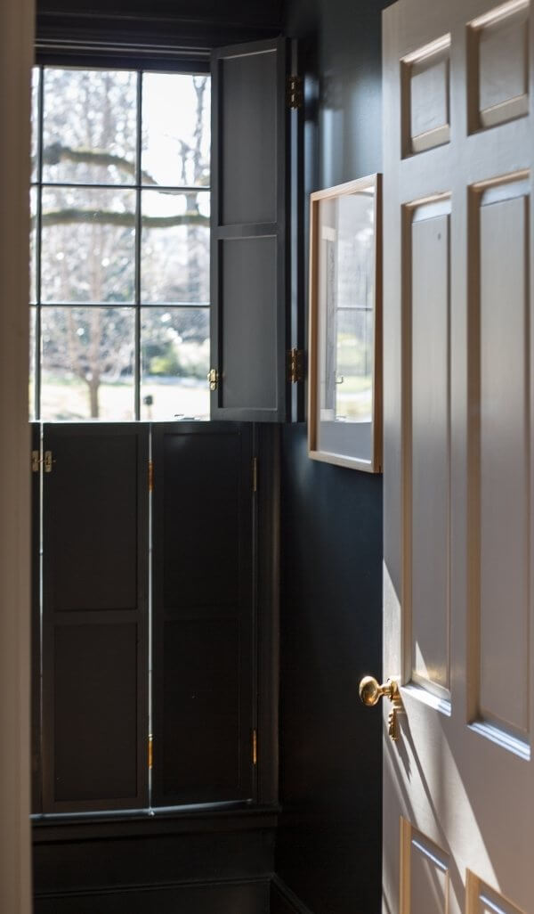 Back door shutters