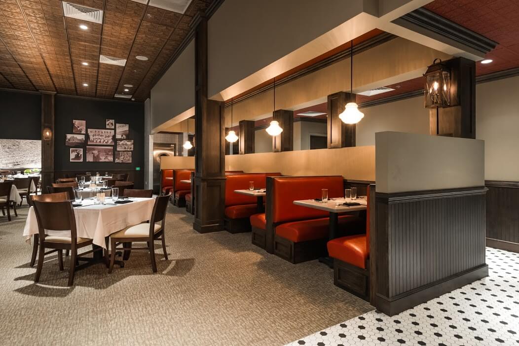The dining room at Char is spacious and comfortable. Image: Justin Fox Burks The dining room at Char is spacious and comfortable. Image: Justin Fox Burks