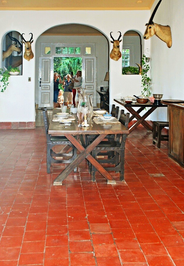 For this Hemingway fan, who reread The Old Man and the Sea and Islands in the Stream before the trip, a visit to Finca la Vigia was a highlight. Peering through the windows of the home where Hemingway lived for two decades was like stepping back in time. The furnishings, books and animal head trophies on the wall are all original. On the bathroom wall, the aging writer kept a record of his daily weight, an intimate display of vanity.