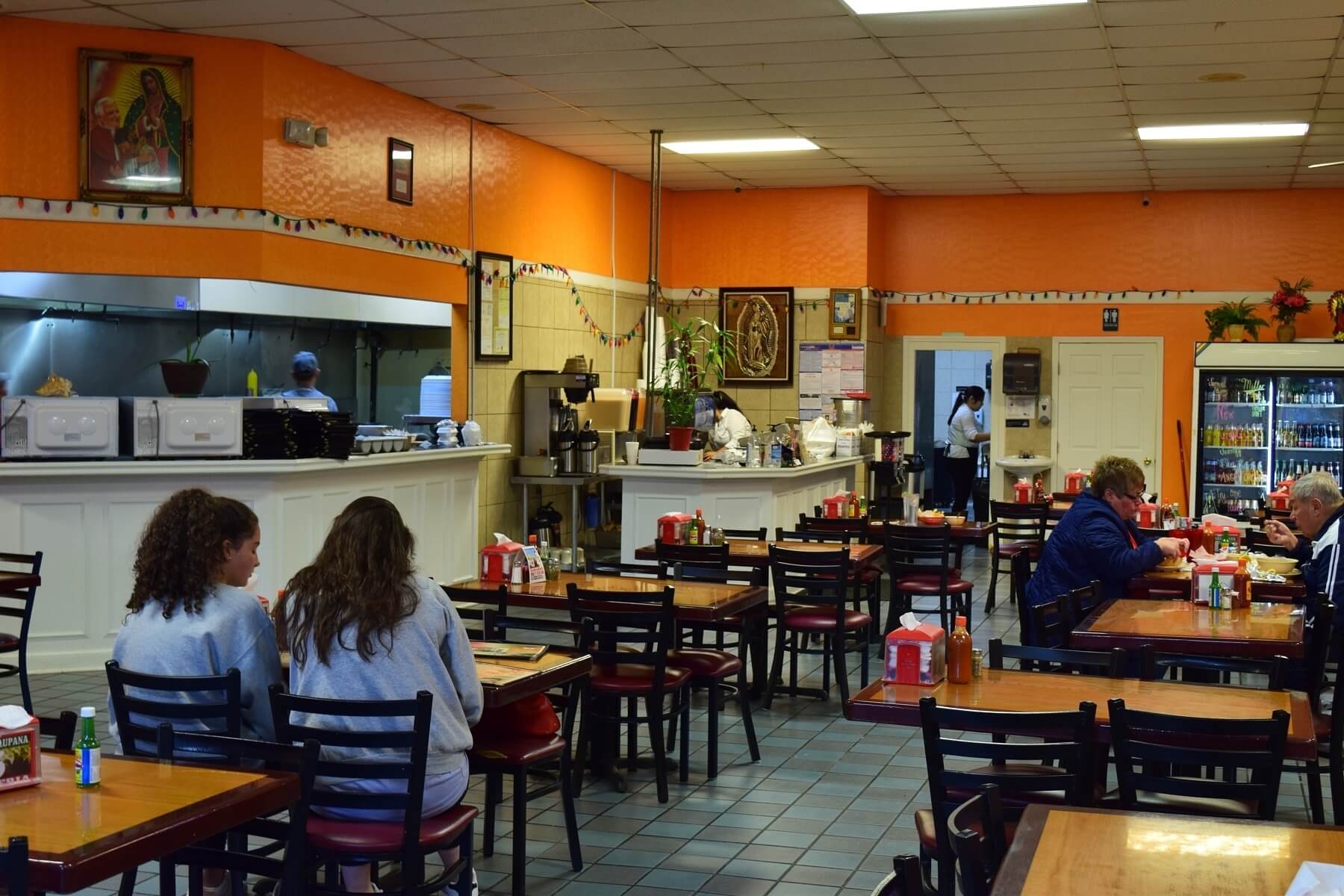 La Guadalupana expanded their dining room a few months ago to almost double the dining room seating.