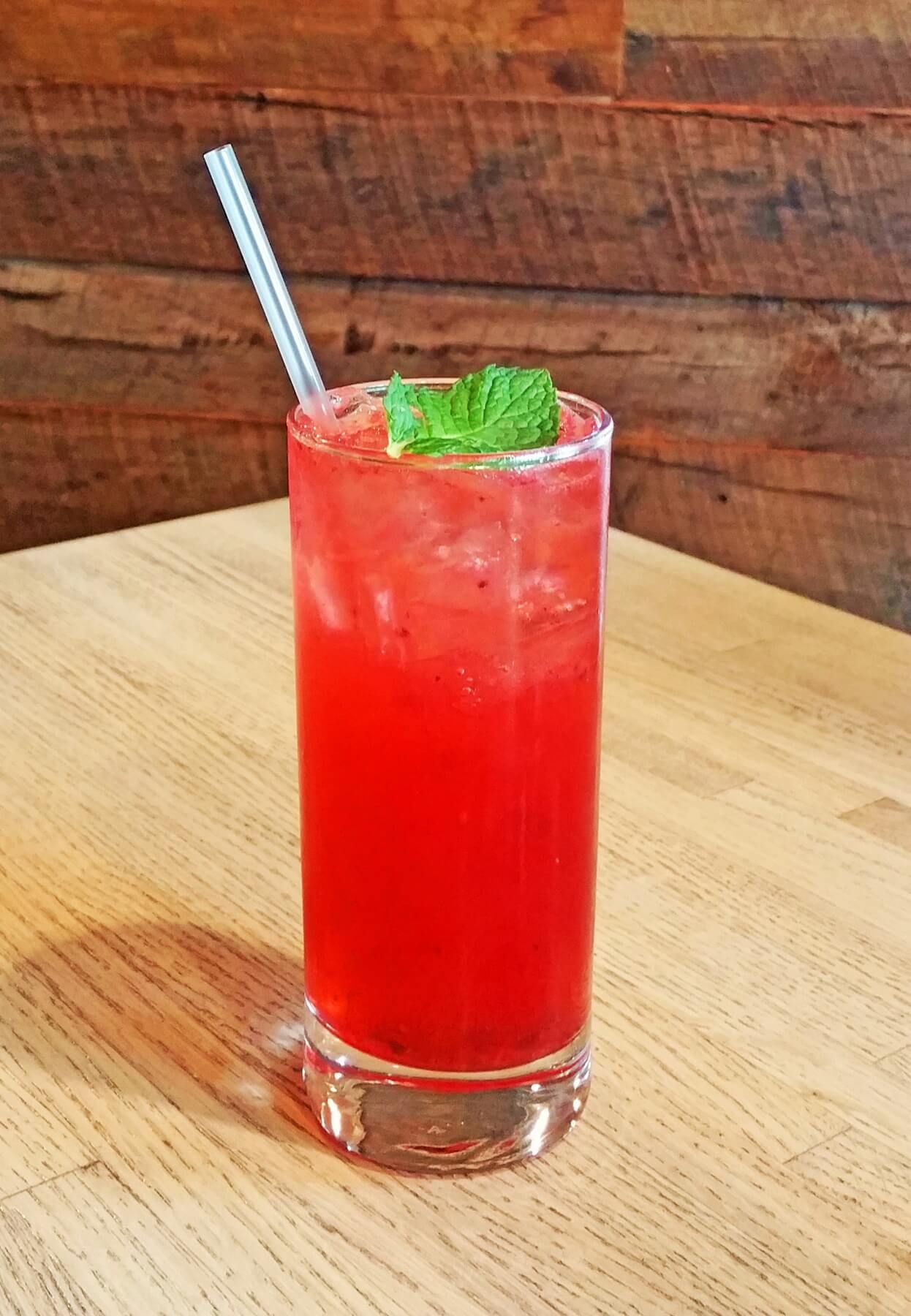 The Mayfair Mojito includes Bacardi, St. Germaine, blackberry, mint and lime. The Mayfair Mojito includes Bacardi, St. Germaine, blackberry, mint and lime.