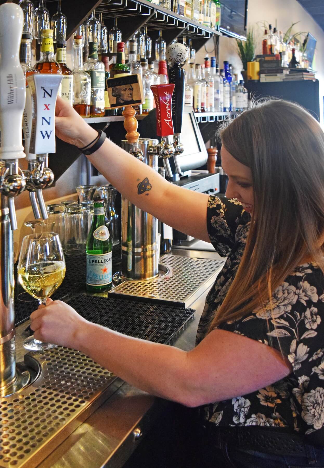 Sweet Grass serves some of its most popular wines on tap! Sweet Grass serves some of its most popular wines on tap!