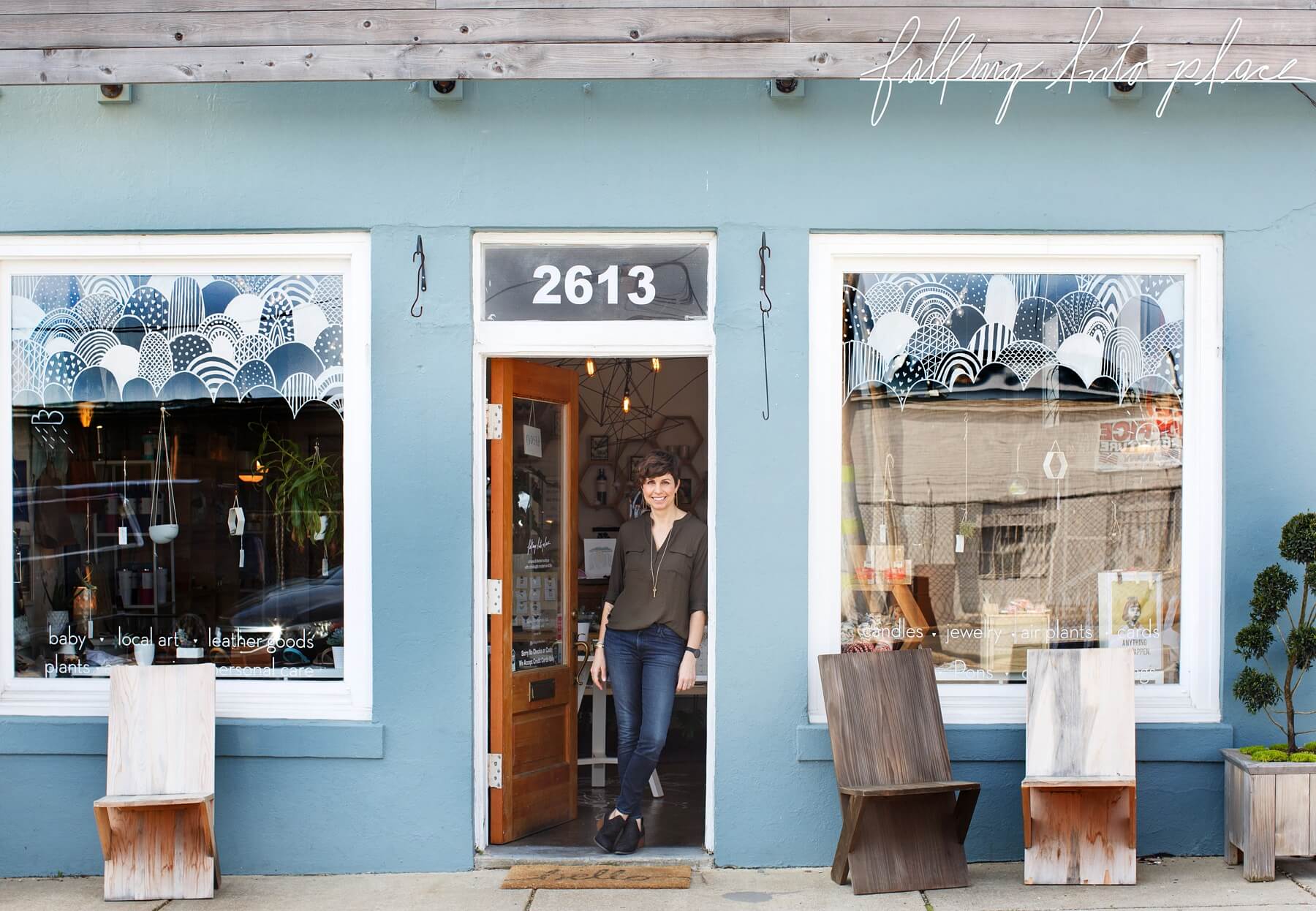 "Everyone is very supportive of each other," says Mary Claire of her Broad Avenue neighbors.