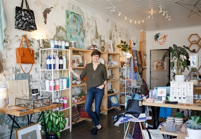 "My dream has always been to have a store that sells all the things I love," says Mary Claire of the clarifying realization that led her to pursue her dream. 
