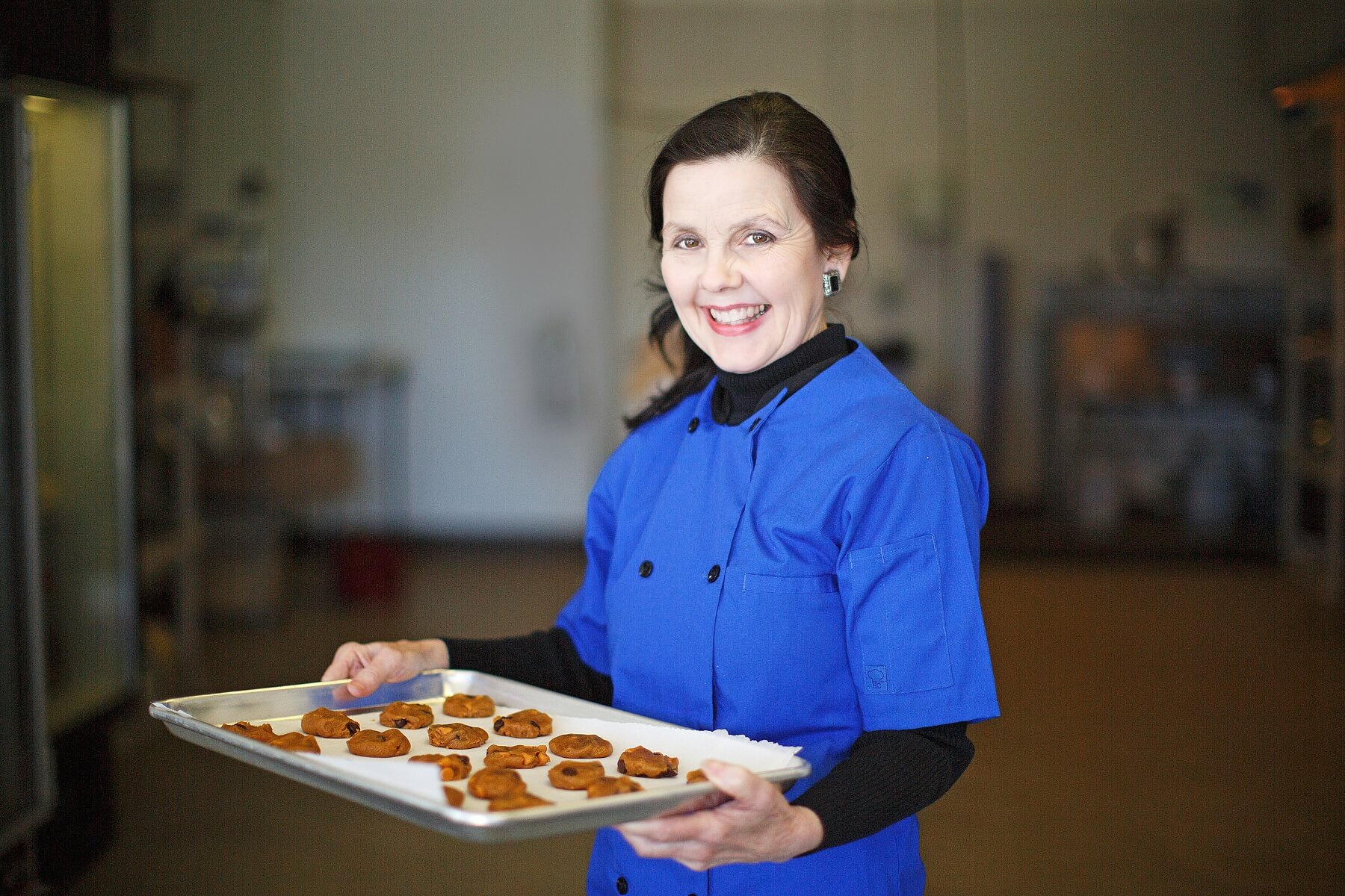 "I am very proud that my cookies and breads have only 6 or 7 ingredients and no preservatives," says Sandie.