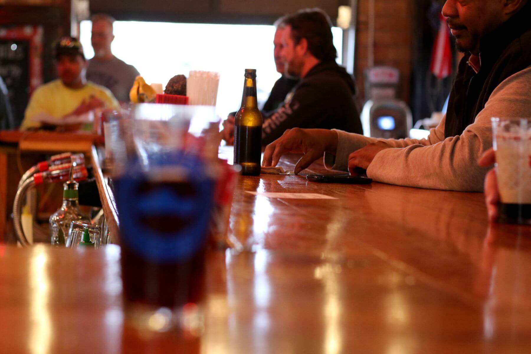 Grab a local brew and a seat at the bar or on the patio at Break Room. Grab a local brew and a seat at the bar or on the patio at Break Room.