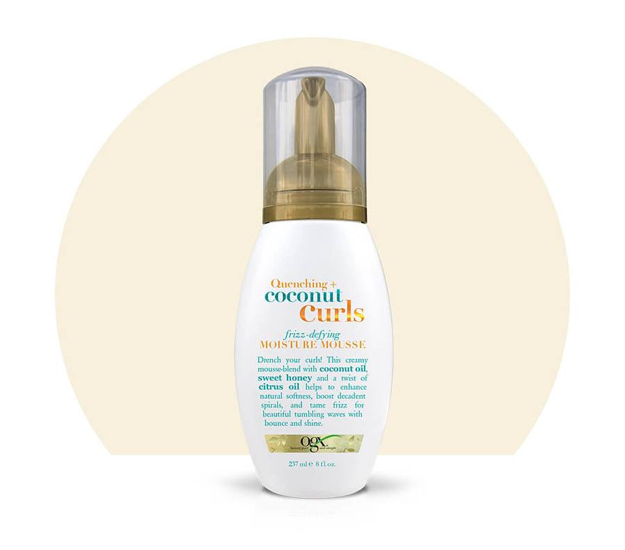 OGX Coconut Curls Moisture Mousse, $7.99 at Ulta OGX Coconut Curls Moisture Mousse, $7.99 at Ulta