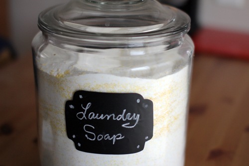 Find all the ingredients you need at your local grocery store. Then, make it look fancy with a labeled glass jar! Image: Organize with Sandy