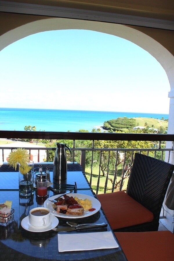Breakfast with a view at The Buccaneer
