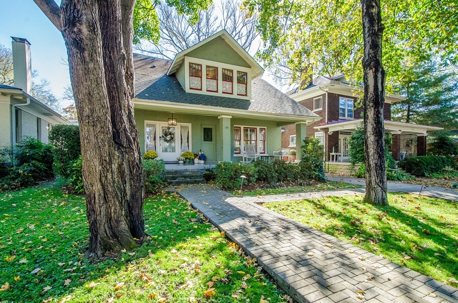 Welcome to 3817 Central Ave. The beautifully laid brick path leads you to a stunning home in one of Nashville's most desirable neighborhoods.