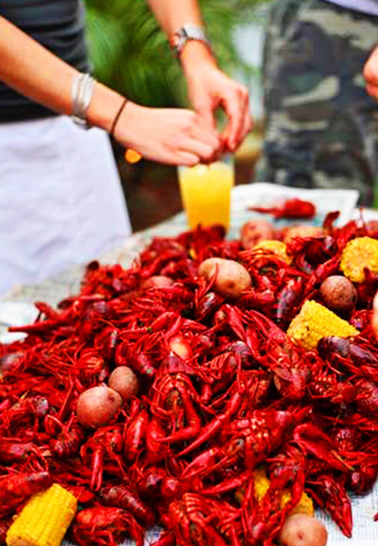 Owned by Joshua McCallie and his wife Jeri, Red Mountain Crawfish sets up camp at Avondale Brewery once the crustaceans come in season. Joshua hauls exponential bags of crawfish from Louisiana multiple times a week to keep countless beer enthusiasts fed. Owned by Joshua McCallie and his wife Jeri, Red Mountain Crawfish sets up camp at Avondale Brewery once the crustaceans come in season. Joshua hauls exponential bags of crawfish from Louisiana multiple times a week to keep countless beer enthusiasts fed.
