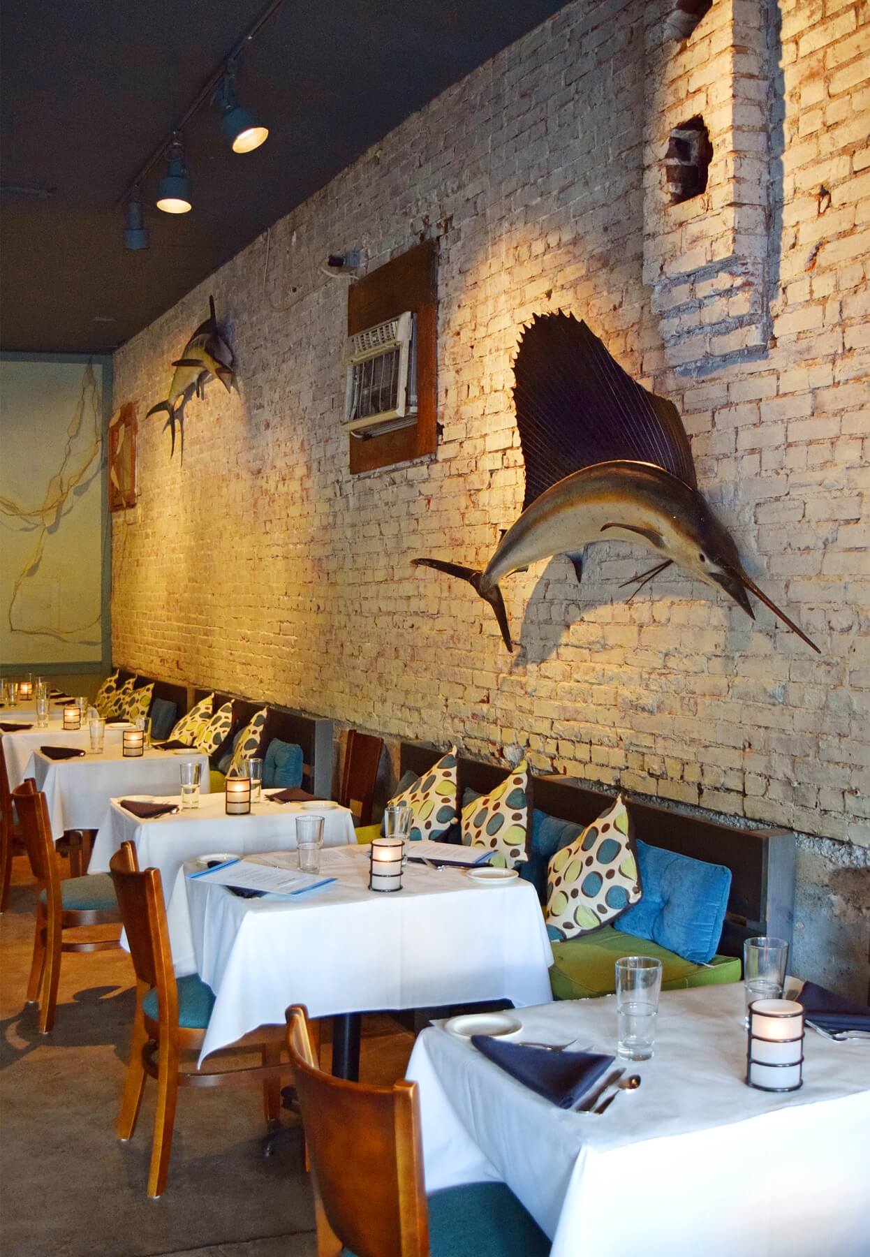 This dining room on the right side of the restaurant will soon be transformed into a lounge; renovations start this summer.
