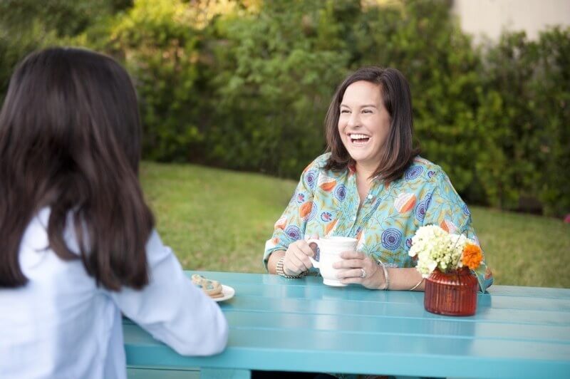 "I think the conversation is the most important thing," says Kristen. "You just have to start, and once we get over the fear of inviting someone into our lives, it just makes everyone feel so good. I mean, think about how you feel when you’re invited to something."