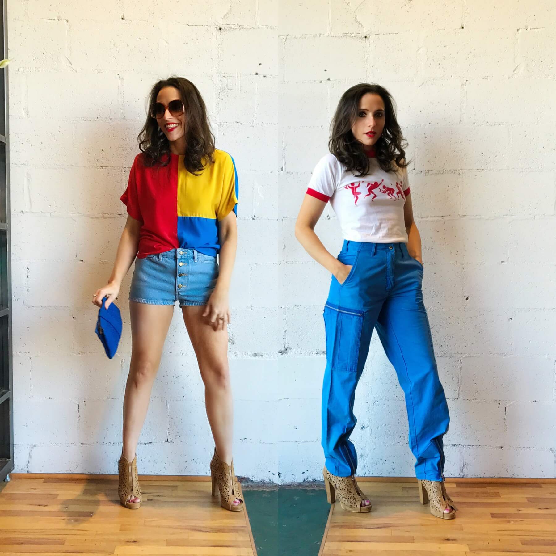 Katie rocks these laid-back retro looks. Katie rocks these laid-back retro looks.