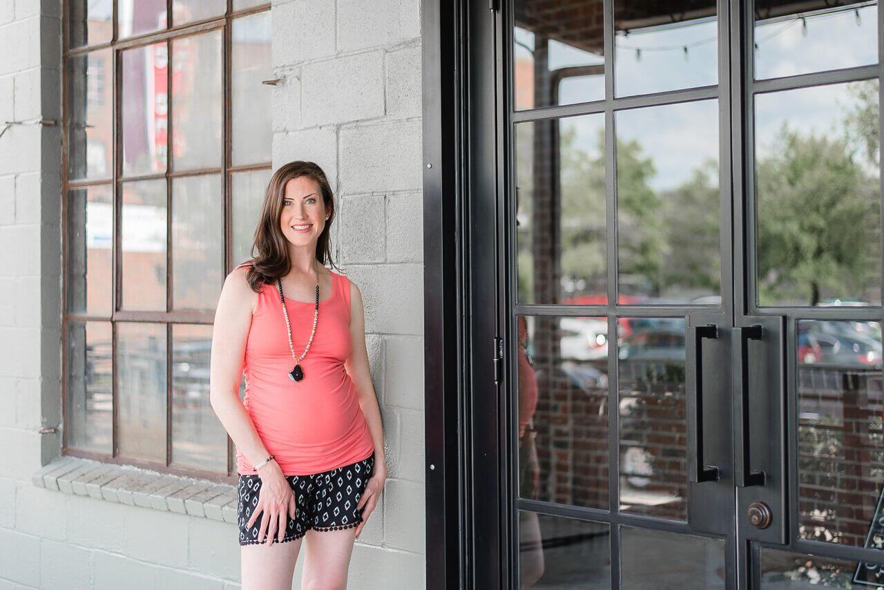 From The Swanky Stork: Cinched top in poppy, $79; Black and white billy shorts, $49; Black and white beaded bracelet, $12; Black beaded stone necklace, $44. From The Swanky Stork: Cinched top in poppy, $79; Black and white billy shorts, $49; Black and white beaded bracelet, $12; Black beaded stone necklace, $44.
