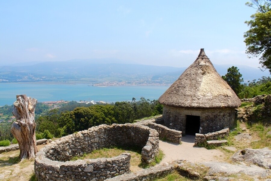 Santa Tecla is a second century BC Celtic fort village.