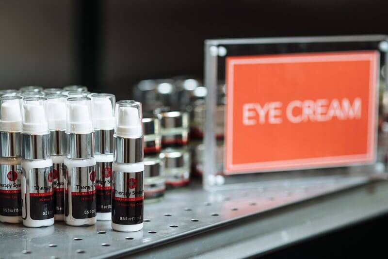 Mary Kathryn's preferred eye cream is Therapy Systems 24 Hour Eye Cream. Mary Kathryn's preferred eye cream is Therapy Systems 24 Hour Eye Cream.