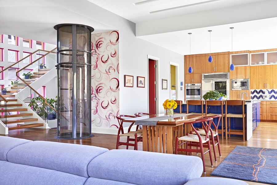 Bold Colors and Mexican Influences Make This Home One Of A Kind! 
